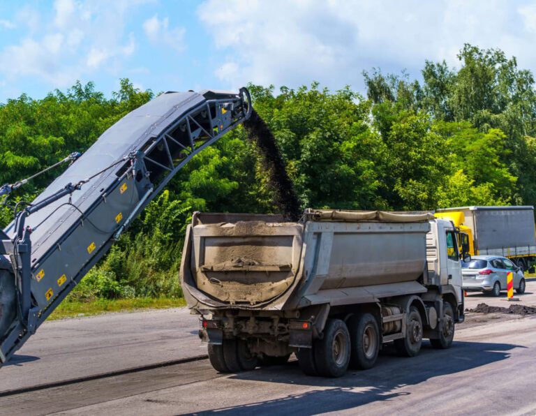 Road construction image